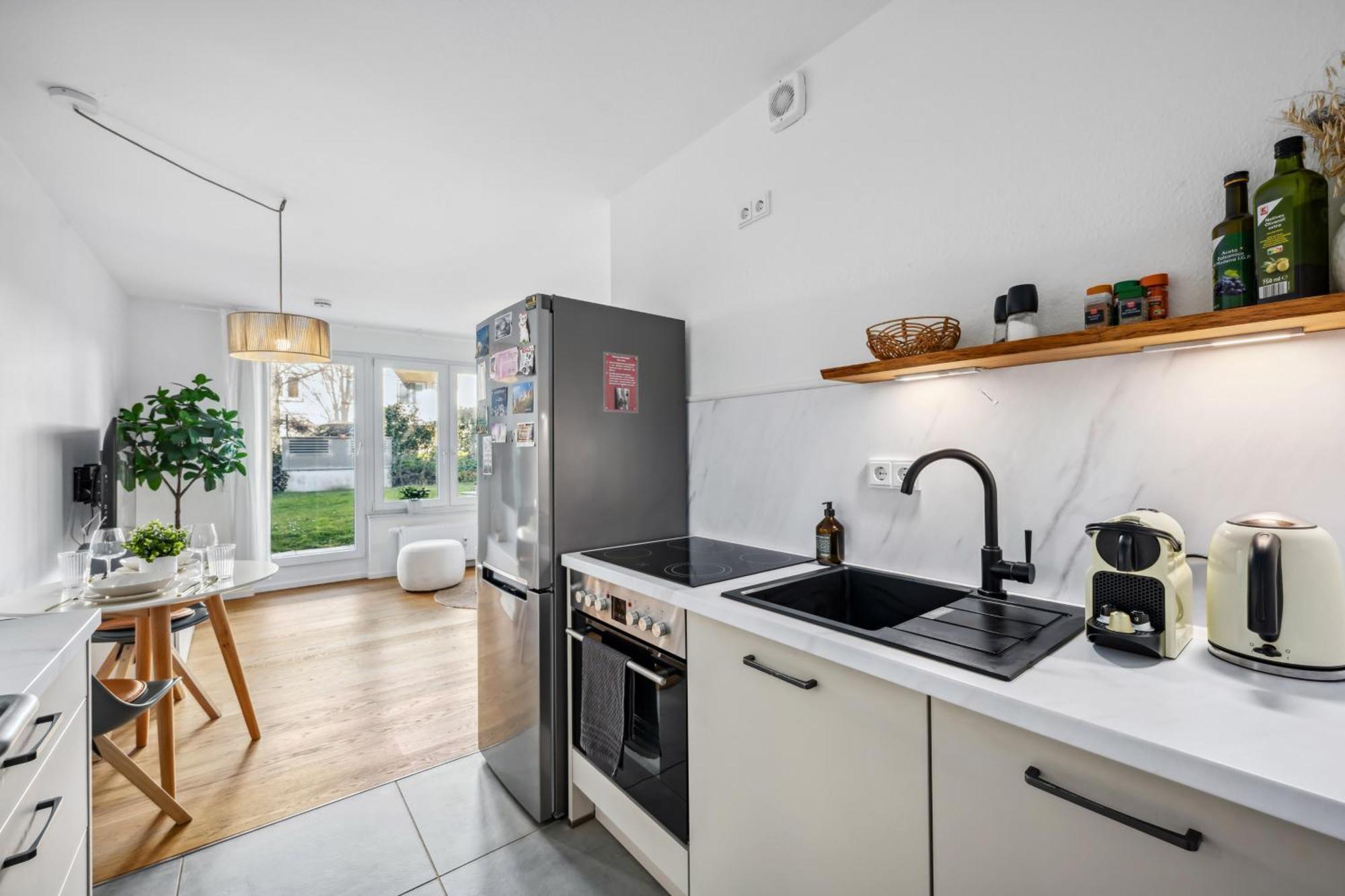 Traber Apartments Studio Kaffee Terrasse & Parken Lipsko Exteriér fotografie